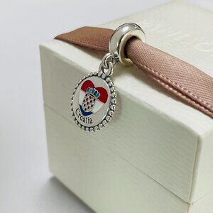 Pandora Croatia Flag Exclusive Charm Pendant